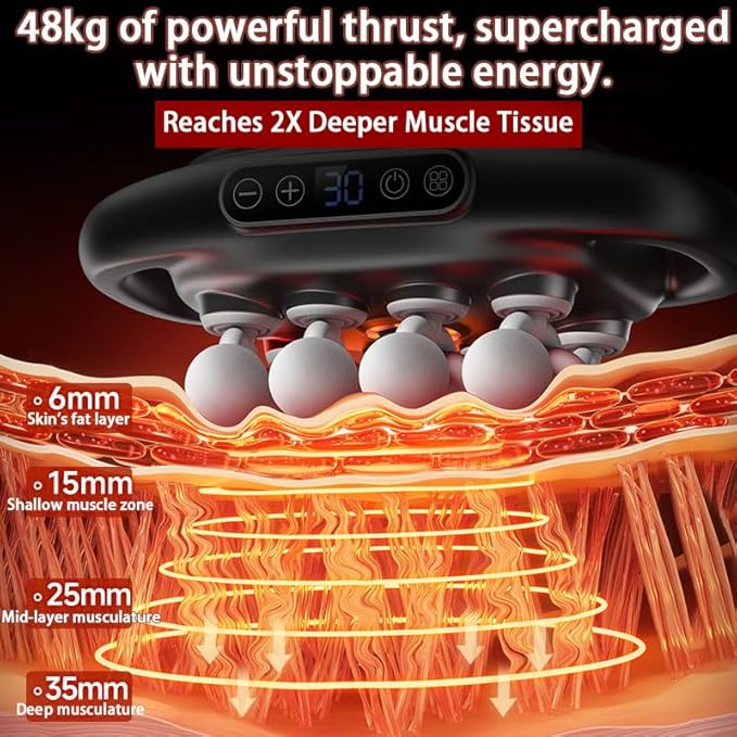 مسدس تدليك 8 رؤوس
